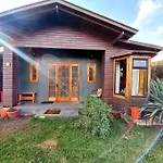 Cómoda cabaña a orillas del lago Panguipulli.
